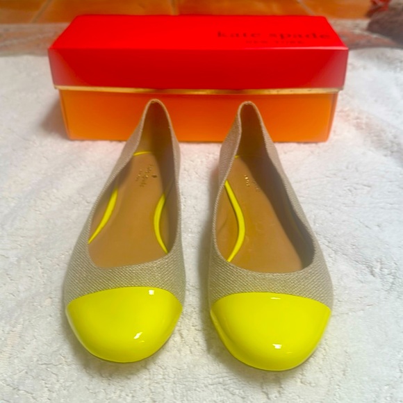 Authentic Kate Spade Tipsy Ballerina Flats - NIB